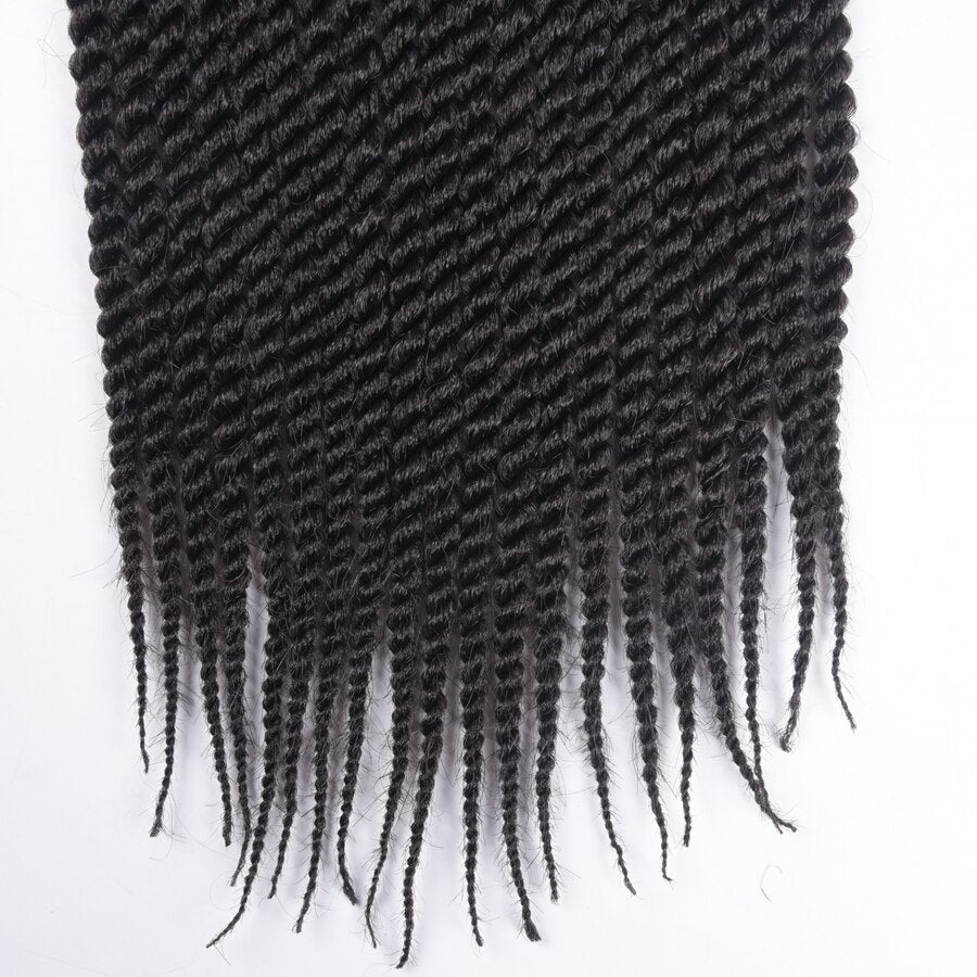 TOMO Crochet Hair Extensions 22strands 12" 14" 16" 18" 20" 22" Crochet Braids Ombre Brown Burgundy Synthetic Hair Extensions