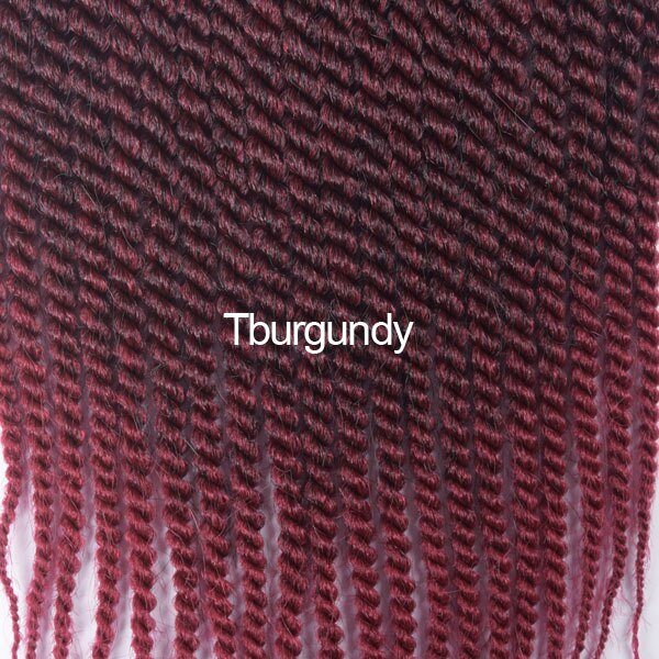 TOMO Crochet Hair Extensions 22strands 12" 14" 16" 18" 20" 22" Crochet Braids Ombre Brown Burgundy Synthetic Hair Extensions