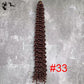 XISHIXIU 5pcs Deep Water Wave Pre-loop Synthetic Crochet Braid Hair Twists Braiding Hair Extension 20inch 24inch 30inch  80G