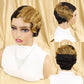 Brazilian Short Pixie Cut Human Hair Wigs Finger Waves Hairstyles For Black Women Full Machine Made Wigs Short Wigs Glueless