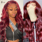 Burnt Ginger Brown Body Wave Lace Front Wig Hd Lace Frontal Wig Burgundy Lace Front Wig Colored Human Hair Wigs For Women Uwigs