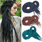 Soft Wool Dreadlocks Nepal Locs Synthetic Braiding Hair Extensions Hip-hop Hand Made Dreads Organic Hair African Braided Black