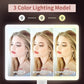 Cosmetic Makeup Mirror with Led Light Lighted Vanity Tabletop Dimmable Multi-color Portable Trave Mirrors with 10x Spot Maganify