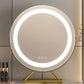 Cosmetic Makeup Mirror with Led Light Lighted Vanity Tabletop Dimmable Multi-color Portable Trave Mirrors with 10x Spot Maganify