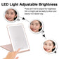 Portable Foldable Travel Makeup Mirror With Led Light Infinity  Bedroom Tocador Vanity Mirrors Cute Make Up Tools  Accessories