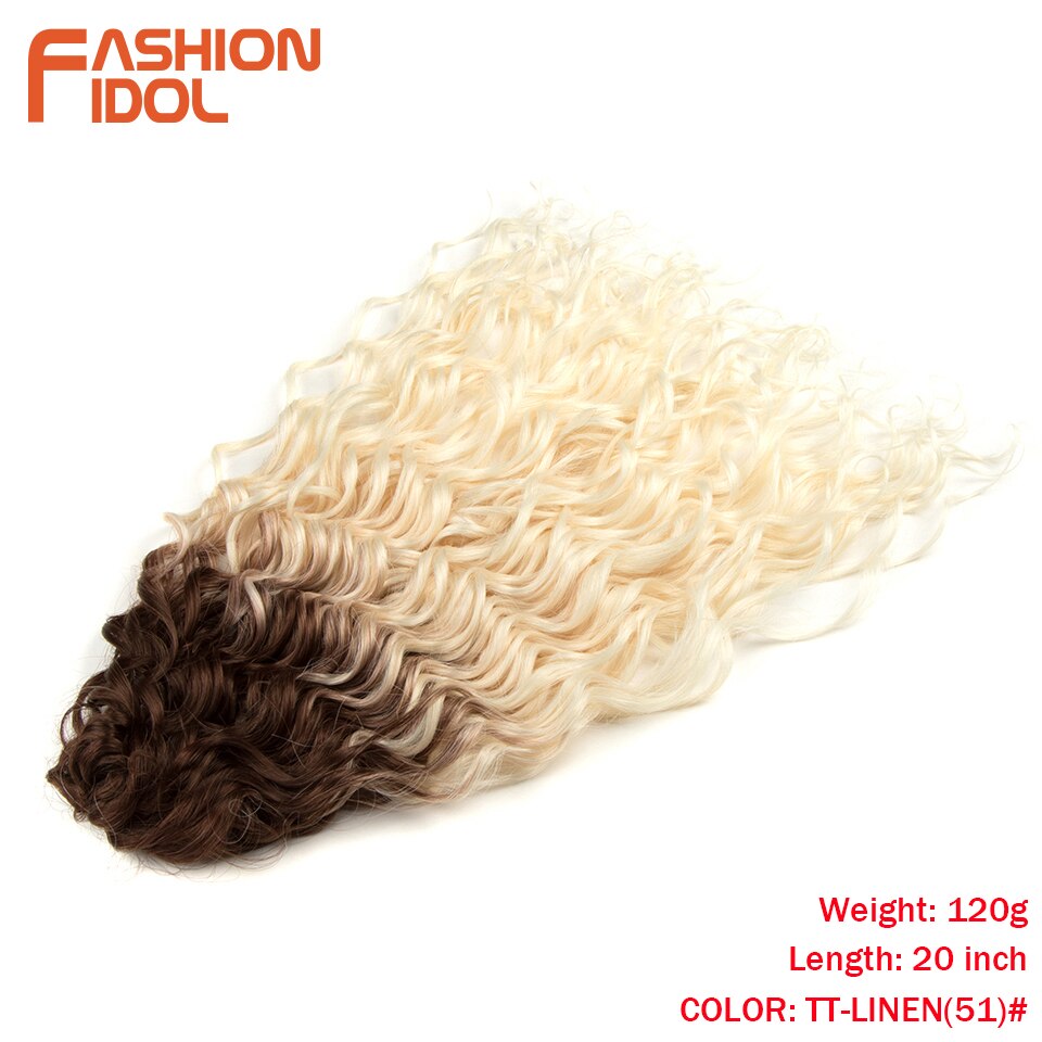 Deep Wavy Twist Crochet Hair Synthetic Afro Curly Hair Crochet Braids High Temperature Fiber Braiding Hair Extensions For Women