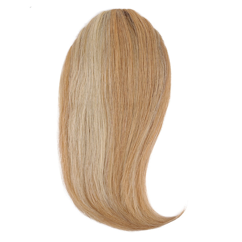 BHF Human Hair Bangs 8inch 20g Front 3 clips in Straight Remy Natural Human Hair Fringe All Colors