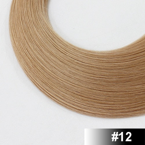 FOREVER HAIR 2.0g/pc Tape In Natural Human Hair Extensions Ash Blonde European Skin Weft Remy Hair Extensions 16&quot; 18&quot; 20&quot; 22&quot;