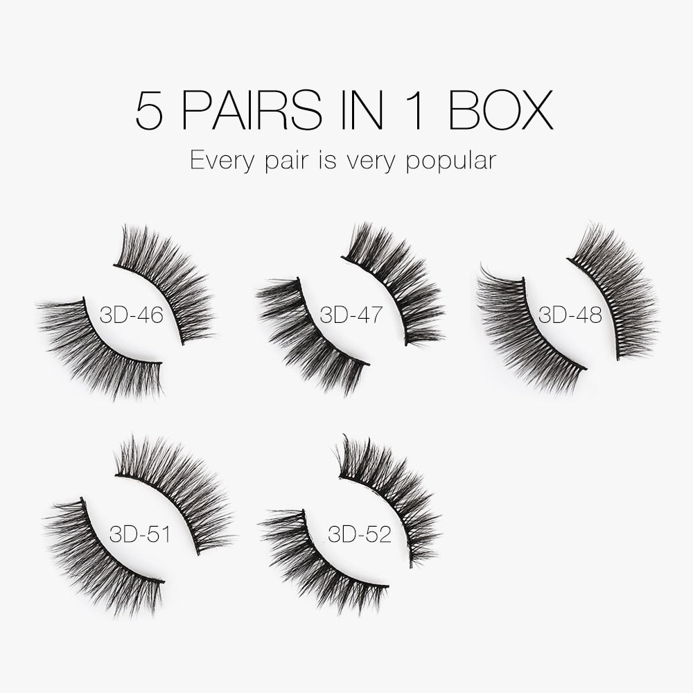 O.TWO.O False Eyelashes Wholesale 12 Lots Thick Volume Long Fake Lashes Eye Makeup Tools Fluffy Mink Eyelashes