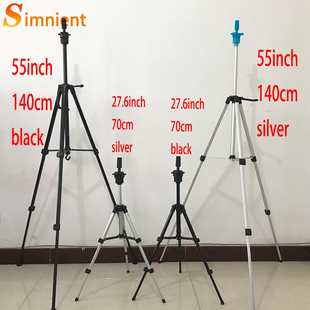 Simnient Adjustable Tripod Stand Holder Mannequin Head Tripod Hairdressing Training Head Holder Top Selling Hair Wig Stands Tool