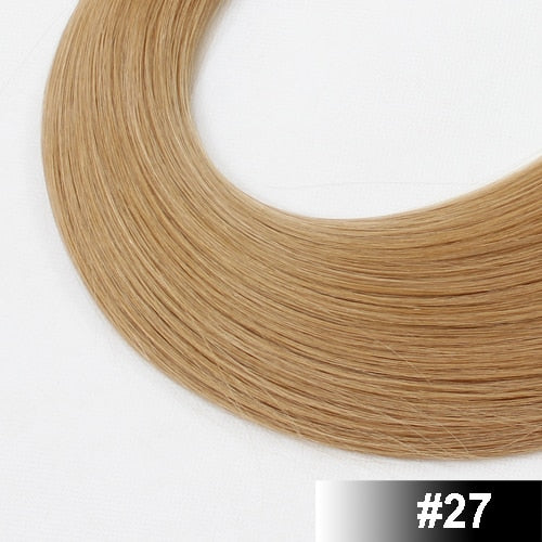 FOREVER HAIR 2.0g/pc Tape In Natural Human Hair Extensions Ash Blonde European Skin Weft Remy Hair Extensions 16&quot; 18&quot; 20&quot; 22&quot;