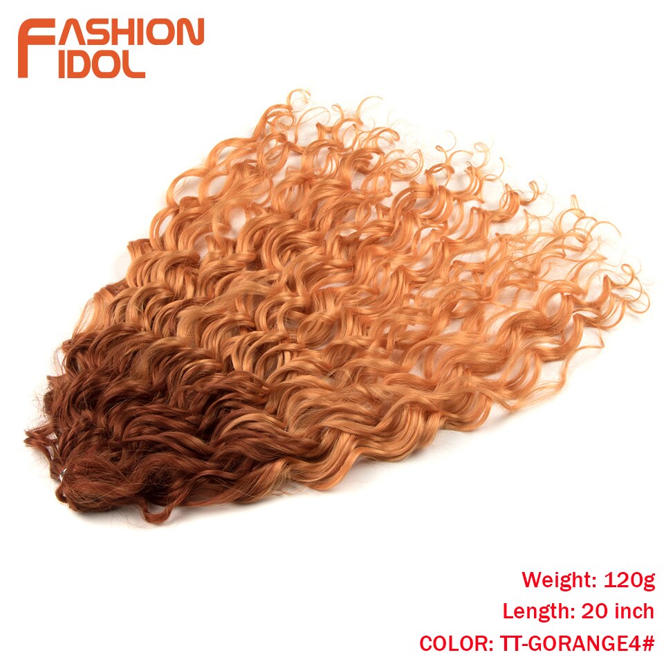 Deep Wavy Twist Crochet Hair Synthetic Afro Curly Hair Crochet Braids High Temperature Fiber Braiding Hair Extensions For Women