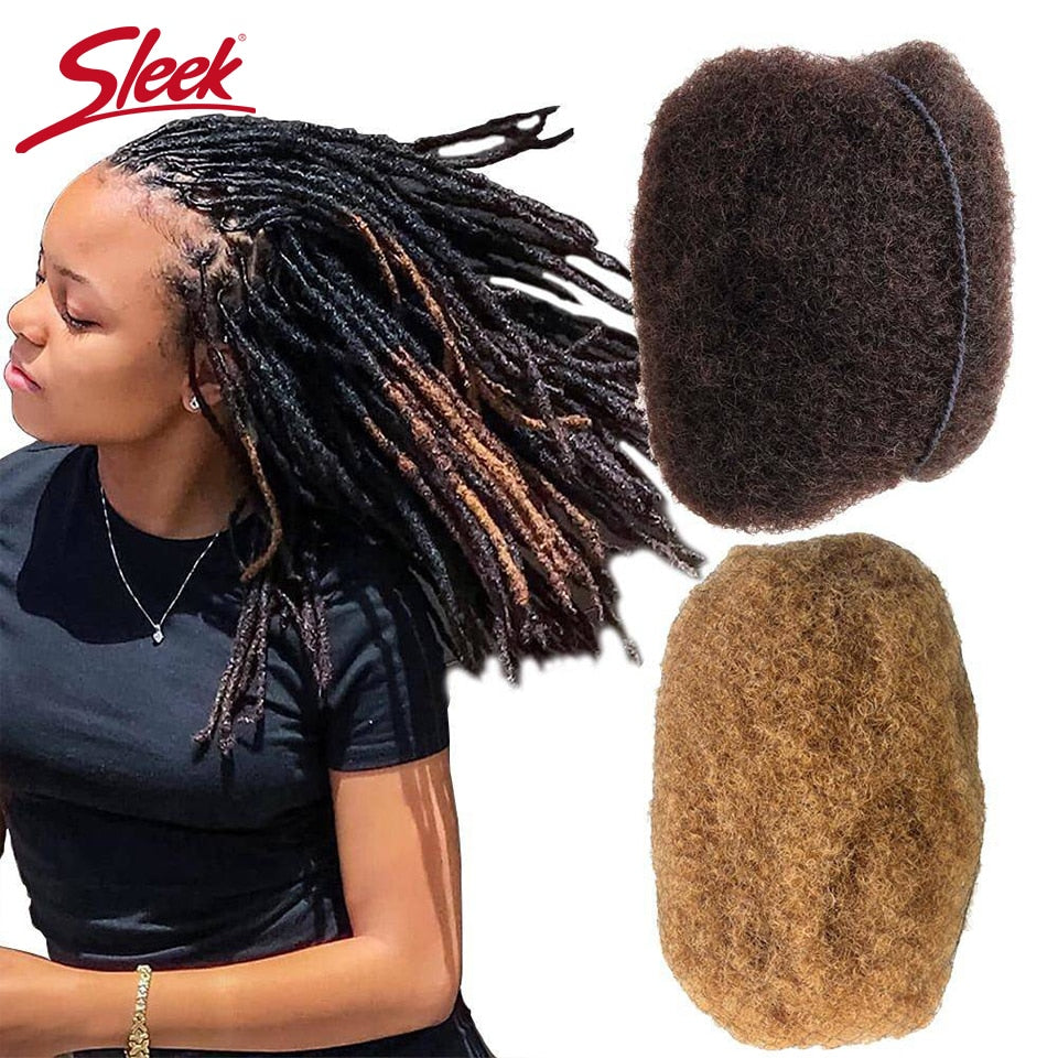 Sleek Brazilian Remy Hair Afro kinky Curly Bulk Human Hair For Braiding 1 Bundle 50g/pc Natural Color Braids Hair No Weft