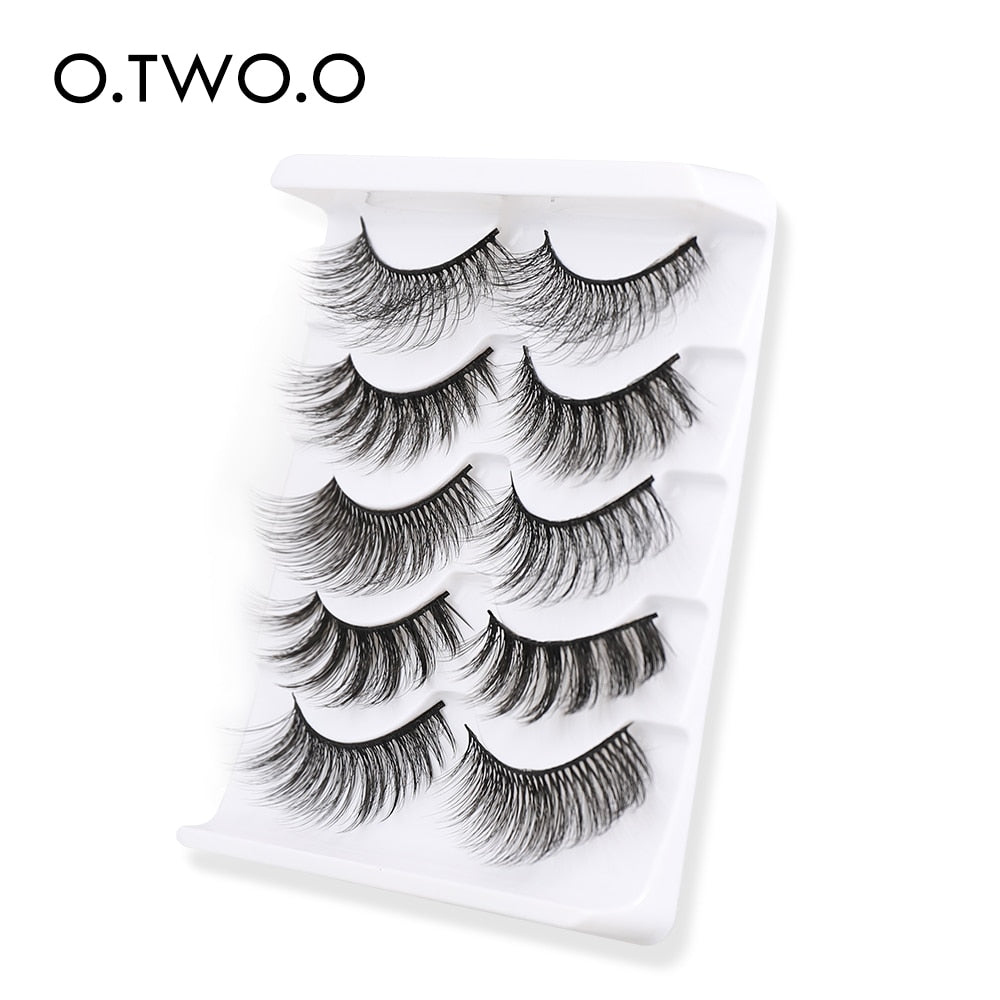 O.TWO.O False Eyelashes Wholesale 12 Lots Thick Volume Long Fake Lashes Eye Makeup Tools Fluffy Mink Eyelashes