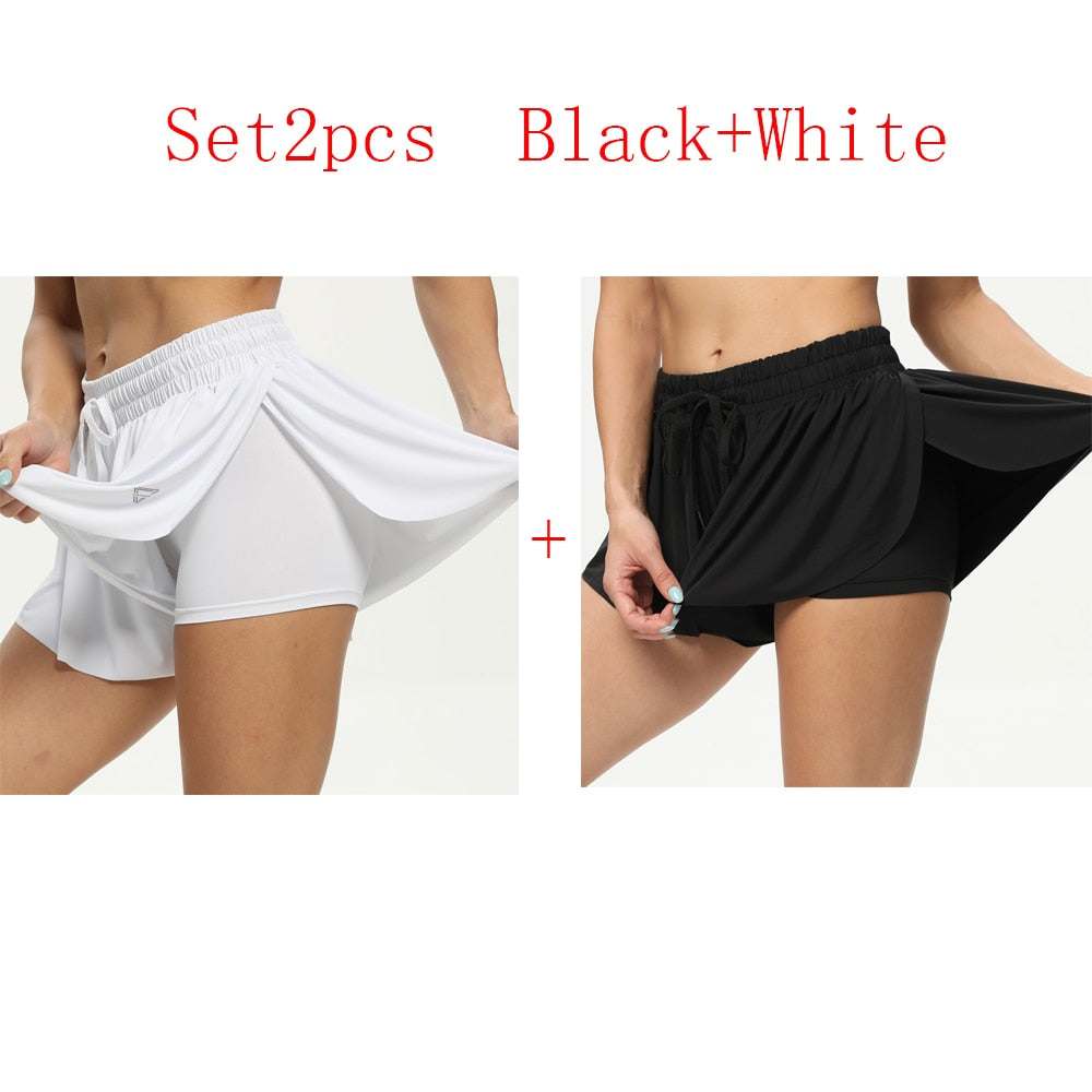 New Women&#39;s Sports Running Shorts Athletic Elastic  Workout Shorts Active Yoga Jogging Hiking Shorts Lounge Travel Summer Shorts