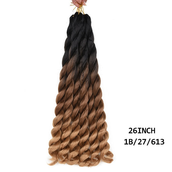 TOMO Pre Stretched Braiding Hair Synthetic Long Professional Hair for Braiding Twist Itch Free Hot Water Setting Yaki Wave Hair