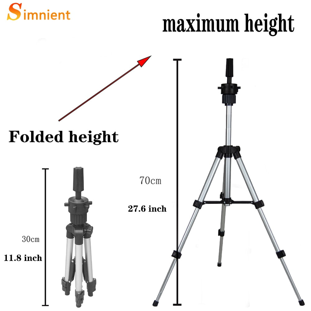 Simnient Adjustable Tripod Stand Holder Mannequin Head Tripod Hairdressing Training Head Holder Top Selling Hair Wig Stands Tool