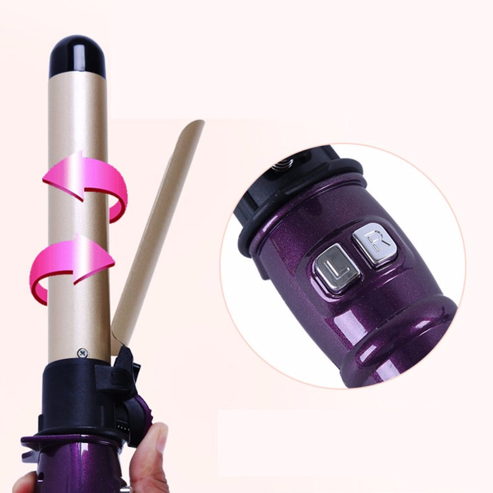 Automatic Hair Curler Stick Professional Rotating Curling Iron Ceramic Roll Curling 360-degree Automatic Rotation Curling Tools