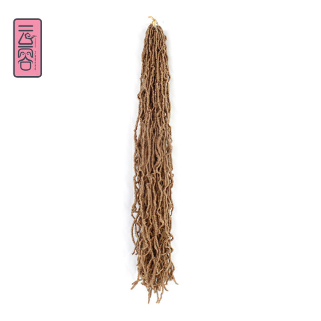 YunRong Nu Locs Crochet Hair 36 24 18 Inch 21 Strands Faux Locs Extension Soft Goddess Braiding Dreadlocks Hair For Black Women