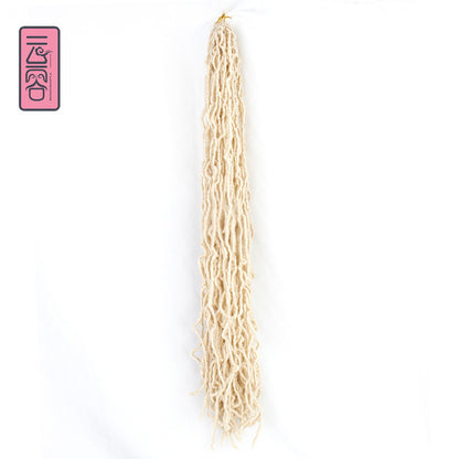 YunRong Nu Locs Crochet Hair 36 24 18 Inch 21 Strands Faux Locs Extension Soft Goddess Braiding Dreadlocks Hair For Black Women